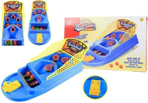 Gra Zręcznościowa Rodzinna Mini Koszykówka Wyrzutnia Piłek LEAN Toys