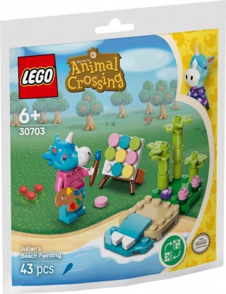 Klocki Animal Crossing 30703 Julian i plażowy obraz LEGO