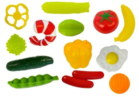 Kuchnia Dziecięca Para Światła Dźwięki Talerze Akcesoria Różowa 65 el. LEAN Toys