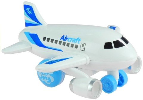 Samolot Pasażerski z Napędem Efekty Świetlne Dźwiękowe Mix LEAN Toys