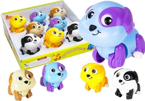 Zabawka Nakręcana Piesek Rusza Ogonkiem Kolory LEAN Toys