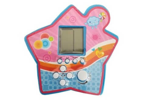 Gra Elektroniczna Kieszonkowa Tetris Gwiazdka Niebieski LEAN Toys
