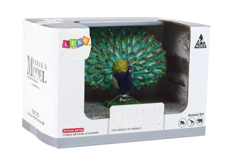 Figurka kolekcjonerska Paw Królewski Zwierzęta Świata LEAN Toys