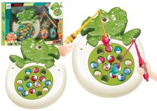 Gra Łowienie Rybek Wędki Dźwięki Dinozaur LEAN Toys