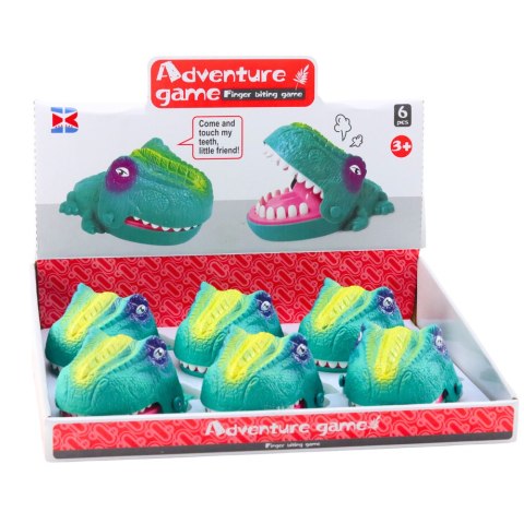 Gra Zręcznościowa Gryzący Atakujący Dinozaur Zielony LEAN Toys