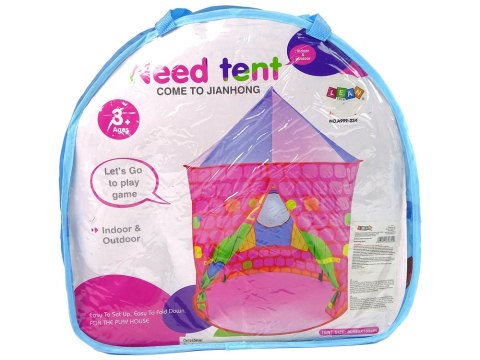 Namiot Pałac Zamek Księżniczki Baza Dla Dzieci Różowy LEAN Toys