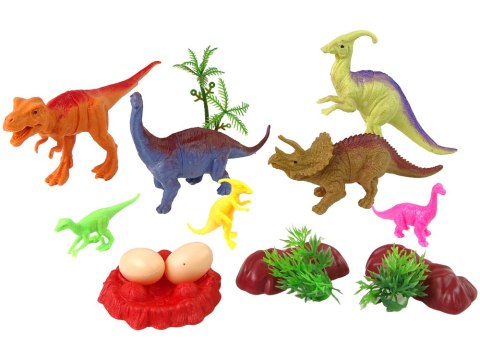 Zestaw Figurek Dinozaurów z Akcesoriami 15 Sztuk LEAN Toys