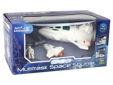 Misja Kosmiczna Zestaw Kosmiczny Rakieta Kosmonauta Kosmos 4 ELE LEAN Toys