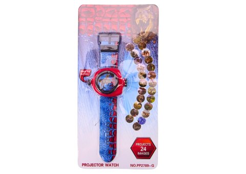 Zegarek Elektroniczny Z Projektorem Dinozaurów 24 Slajdy LEAN Toys