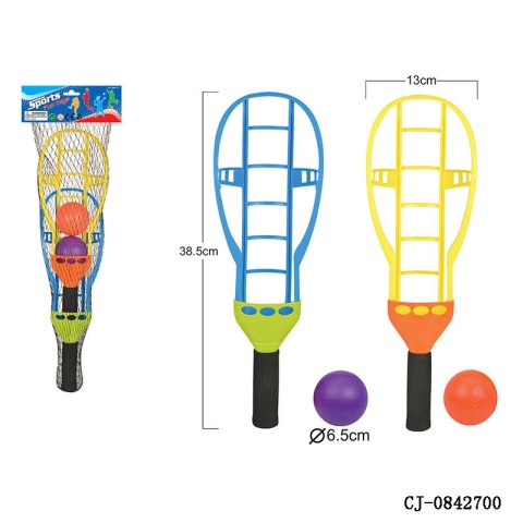 Gra Zręcznościowa Łapacz Piłek 2 Łapacze 2 Piłki LEAN Toys