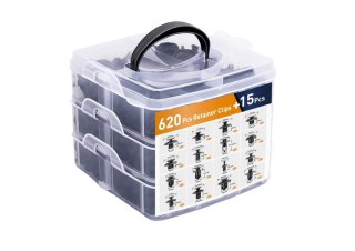 Zestaw Spinek Samochodowych W Organizerze 16 Rozmiarów PVC 620el LEAN