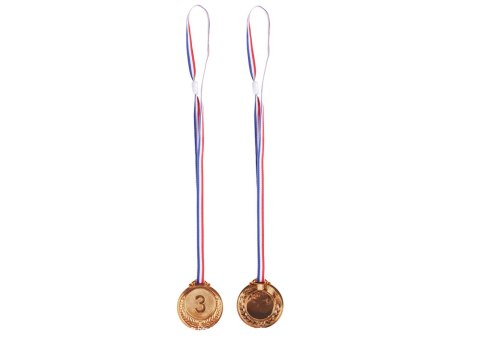 Brązowy Medal Trzecie Miejsce Nagroda Trofeum Cynkowy 6,5cm LEAN TOYS