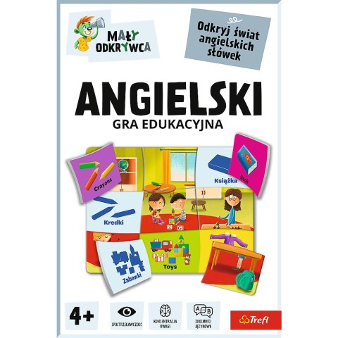 Gra dla dzieci Angielski Mały Odkrywca Trefl 02812 Trefl Gry