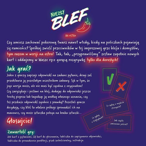Gra planszowa Niezły Blef Na Ostro Trefl 02302 Trefl Gry