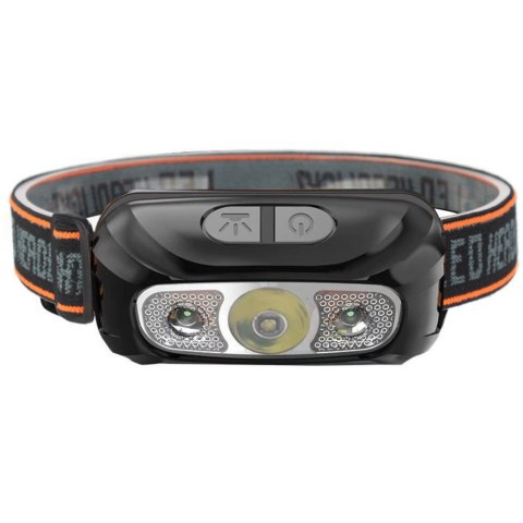Latarka Czołowa LED Czołówka Wodoodporna 6 Trybów Świecenia LEAN