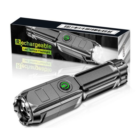 Latarka Kieszonkowa Turystyczna Wodoodporna 3 Tryby Dioda LEAN