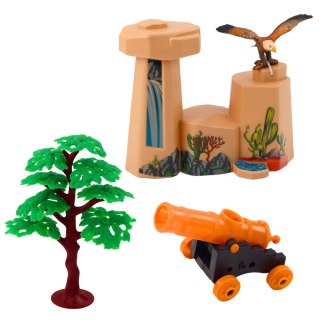 Zestaw Kowbojski Figurki Dziki Zachód Kowboj Łódź Armata LEAN Toys