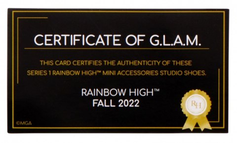 Akcesoria Rainbow High Buty asortyment 1 sztuka MGA