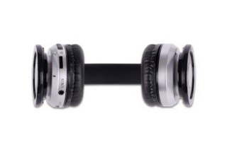 Stereofoniczne słuchawki z mikrofonem CRISTAL BLACK Rebeltec