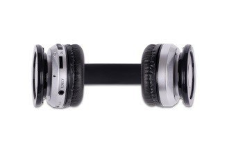 Stereofoniczne słuchawki z mikrofonem CRISTAL BLACK Rebeltec