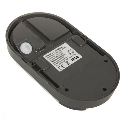 Lampa Led z czujnikiem ruchu 15W MCE340 GR Maclean
