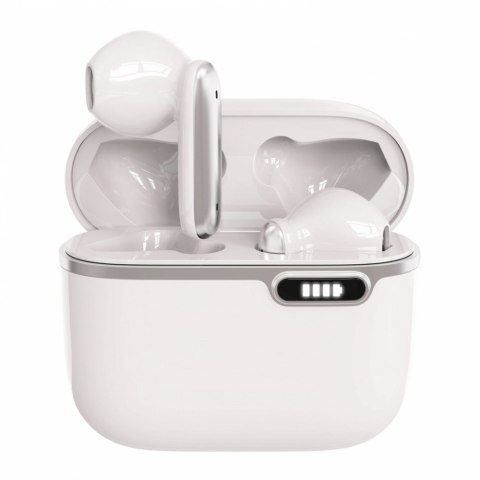 Słuchawki Bluetooth z HQ mikrofonem TWS (USB-C) Białe ART