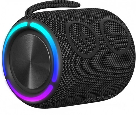 Głośnik bluetooth SIRIUS 2 MINI czarny moc 16W, LED, TWS Sencor