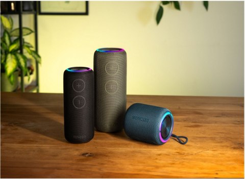 Głośnik bluetooth SIRIUS 2 MINI czarny moc 16W, LED, TWS Sencor