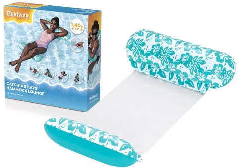 Dmuchany Materac Do Pływania Siatkowy Miętowy 140 x 87 cm Bestway 43839 Bestway