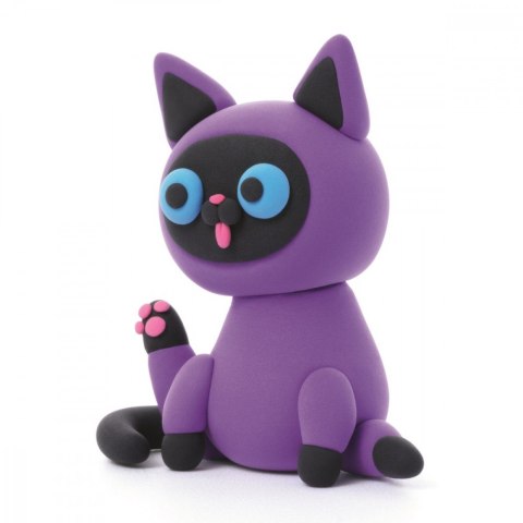 Masa plastyczna Hey Clay Figurka Puchate zwierzaki, Kot Syjamski Tm Toys