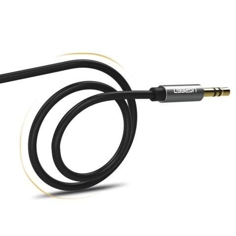 Kabel przewód audio AUX mini jack 3.5mm 3m - czarny UGREEN