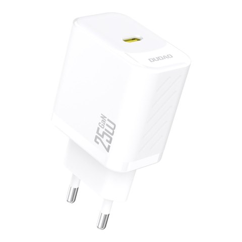 Ładowarka sieciowa 25W GaN USB-C - biała DUDAO