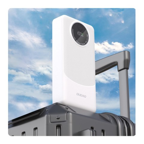 Powerbank K12Pro 20000mAh 22.5W PD USB-A USB-C - biały DUDAO