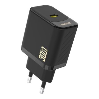 Szybka ładowarka sieciowa 30W PD GaN USB-C - czarna DUDAO