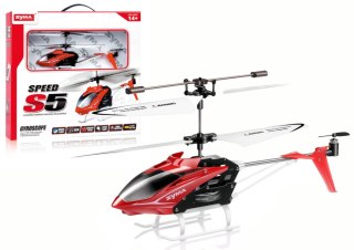 Zdalnie Sterowany Helikopter S5 SYMA RC Czerwony LEAN Toys