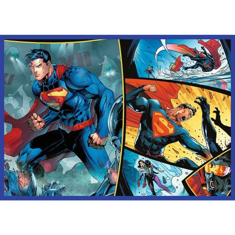 Puzzle - 4x250 - Odwaga Supermana - Warner Superman - Trefl 13340 Trefl Puzzle
