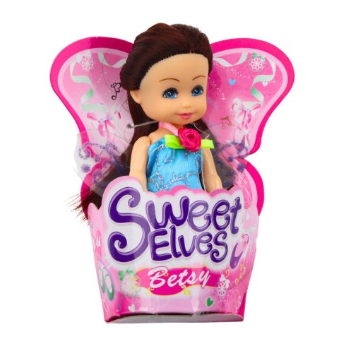 Mini Laleczka Wróżka Elf Niebieska Fioletowa Różowa Mix 11,5cm LEAN TOYS