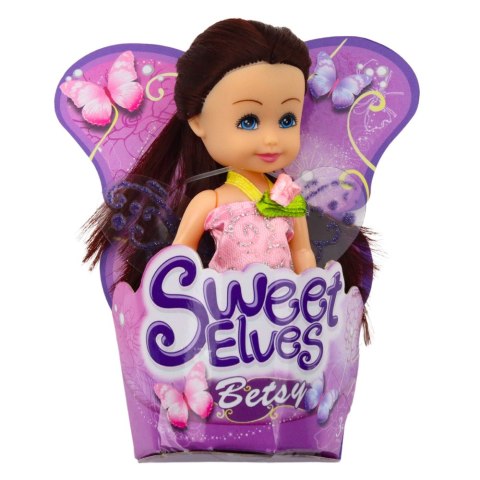 Mini Laleczka Wróżka Elf Niebieska Fioletowa Różowa Mix 11,5cm LEAN TOYS