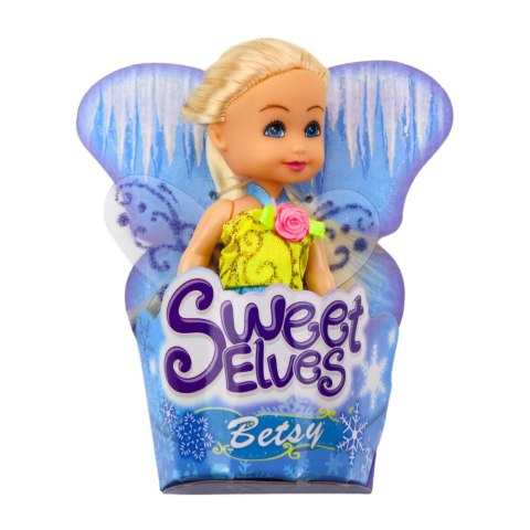 Mini Laleczka Wróżka Elf Niebieska Fioletowa Różowa Mix 11,5cm LEAN TOYS