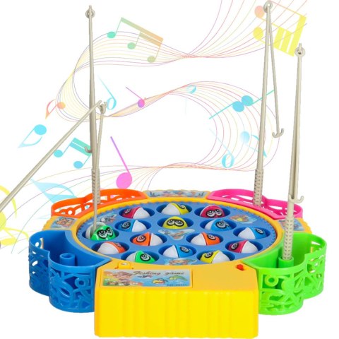 Gra zręcznościowa rodzinna rybki łowienie 15 rybek + 4 wędki Kik Sp. z o. o. Sp. k.