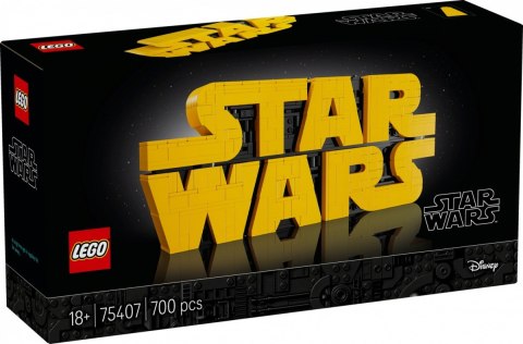 Klocki Star Wars 75407 Logo Star Wars zbudowane z klocków LEGO