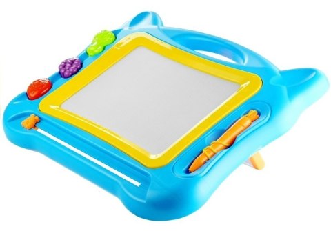 Duży Znikopis Tablica Magnetyczna Stempelki 2w1 LEAN Toys