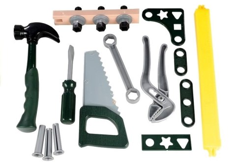 Zestaw Małego Majsterkowicza Skrzynka Młotek Piła Narzędzia LEAN Toys