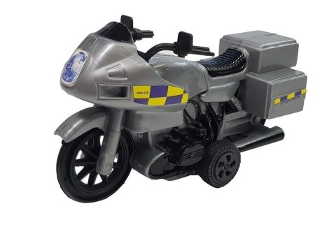 Zestaw Pojazdów Policja Światła Dźwięki LEAN Toys