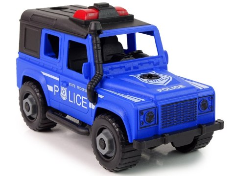 Auto Terenowe Transporter Policja Do Rozkręcania DIY Koń LEAN Toys
