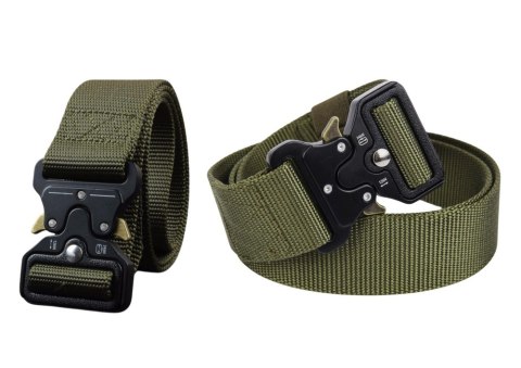 Taktyczny Pas Militarny Parciany Czarny 120 x 3,8cm LEAN