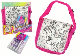 Zestaw Kreatywny Pokoloruj Torebkę Torebka DIY LEAN Toys