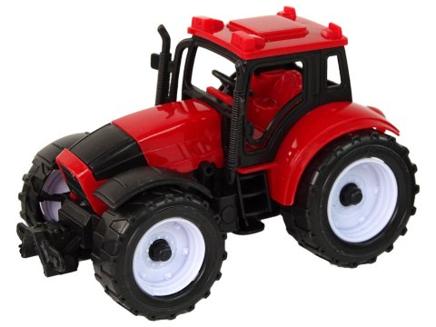 Zestaw Traktorów Rolniczych Farma 4 Sztuki Kolorowe LEAN Toys