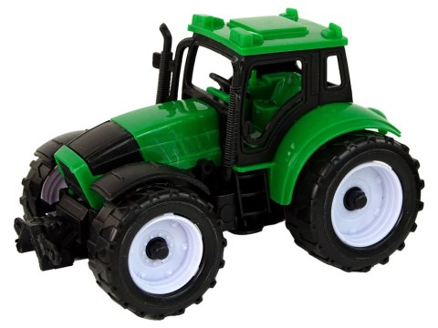 Zestaw Traktorów Rolniczych Farma 4 Sztuki Kolorowe LEAN Toys