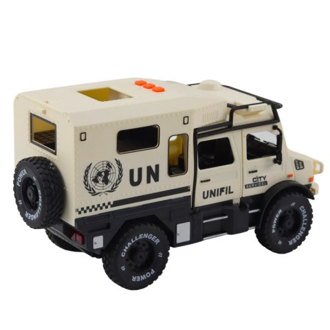 Pojazd Terenowy Służba Miasta Otwierane Drzwi Dźwięk Światła LEAN Toys